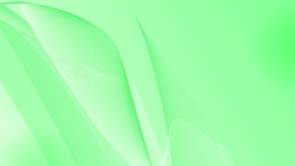 A green abstract minimal gradient wavy background.