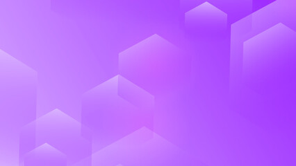 Digital hexagon pixel mosaic, soft purple background.