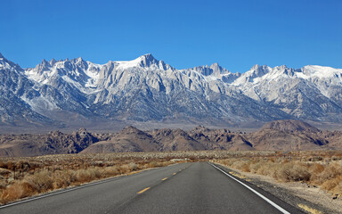 Road to Lone Pine - Sierra Nevada, California