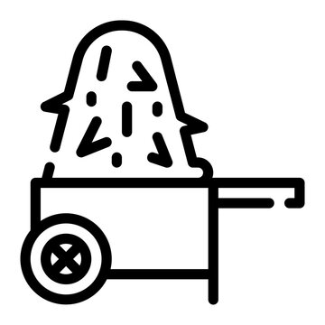 recommend clip art: haystack line icon