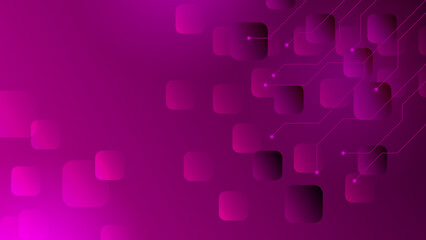 Purple square mosaic background. Geometry and smooth gradient background.