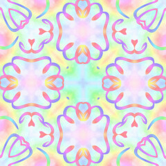 Moving colorful lines of abstract background