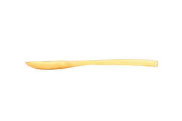 wooden spoon isolated on white background