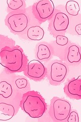 pink smile background
