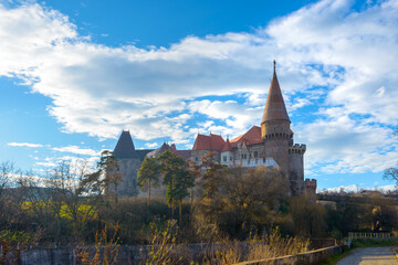 Beautiful panorama of the Corvin castle Transylvania. Hunyadi Castle, Hunedoara Castle, Castelul...