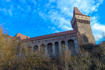 Beautiful panorama of the Corvin castle Transylvania. Hunyadi Castle, Hunedoara Castle, Castelul...