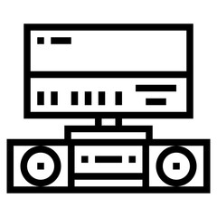 television icon style