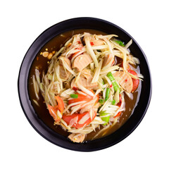 Thai food, Spicy papaya salad