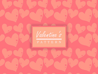 valentines heart pink seamless pattern design wallpaper, valentines special for love one seamless pattern background	
