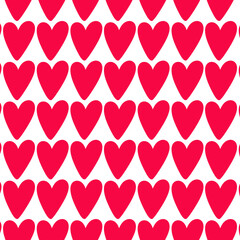 Pattern with hearts