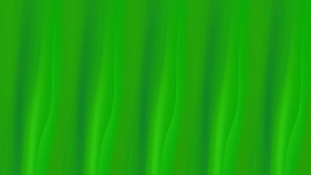 Green repeat wavy animation background. 4k resolution 2D backdrop