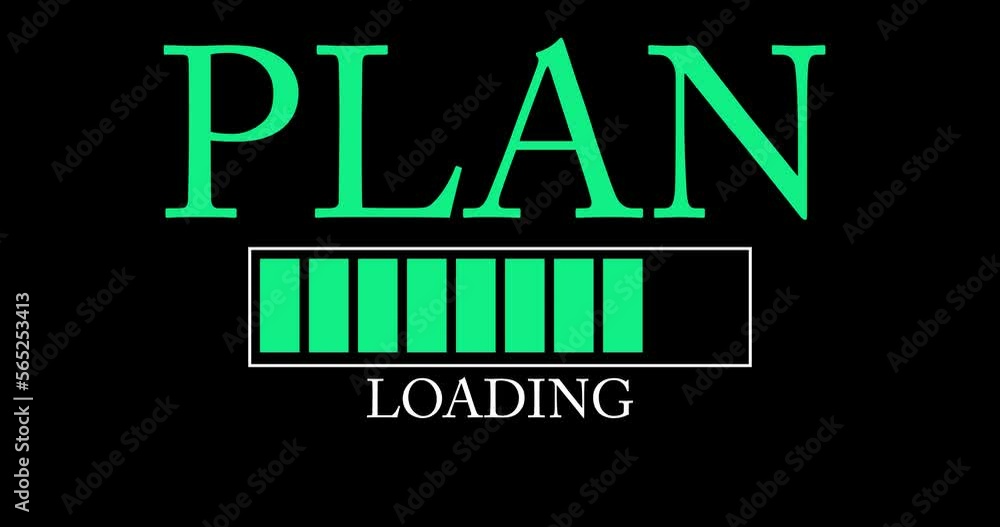 Poster plan text with loading, downloading, uploading bar indicator. download, upload on computer screen.