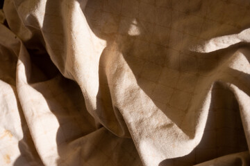 Crinkle crumpled texture weave fabric