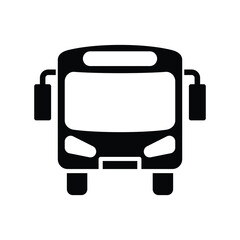 Bus icon vector on trendy design