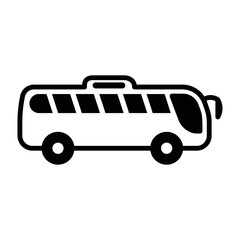 Bus icon vector on trendy design