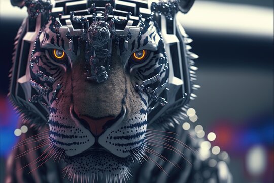 A Nanotechnology robotic tiger.