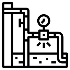 pressure line icon style