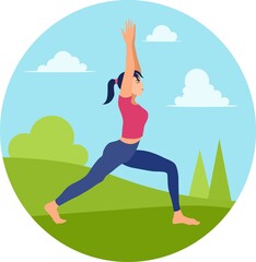 woman doing exercise