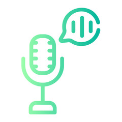 podcast gradient icon