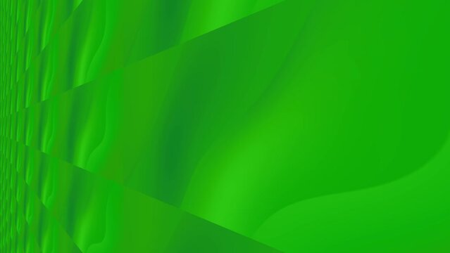 Repeated gradient green animation background. 4k footage PC 2D rendering