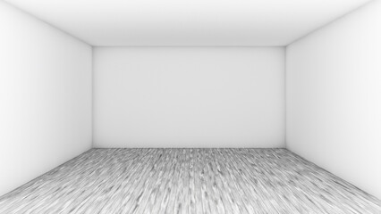 3d render and empty room