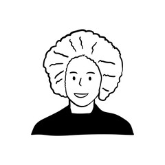 people avatar character illustration with minimalistic design