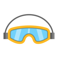 Safety Glasses Icon Style