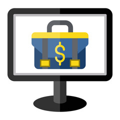 Online Business Icon Style