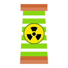Nuclear Energy Icon Style