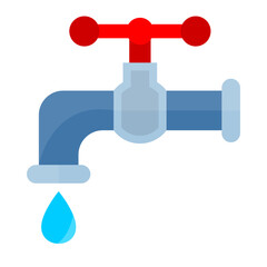 Water Tap Icon Style