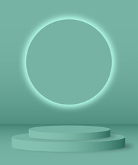 3D background of Green