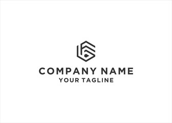 Fototapeta premium BF letter logo design vector illustration 