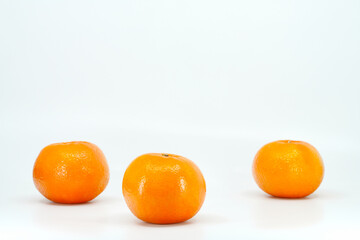 orange fruit on isolate background