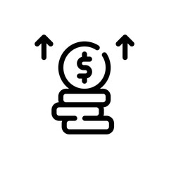 Obraz premium investment icon