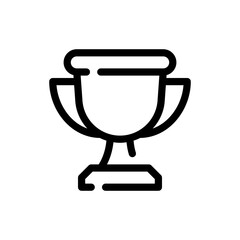 trophy line icon