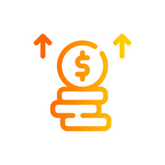 investment gradient icon