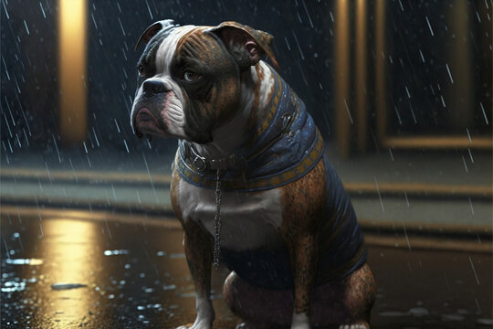 Alapaha Blue Blood Bulldog, generative ai