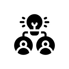 idea glyph icon