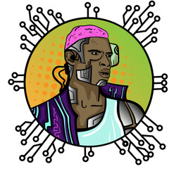 illustration of android