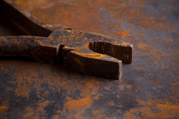 Old rusty tools