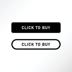 Fototapeta premium Click or press here button in vector.