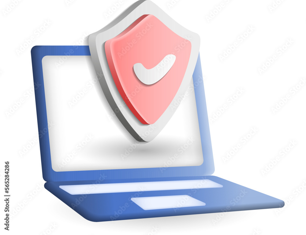 Poster security system icon. 3d illustration from security collection. creative security system 3d icon for