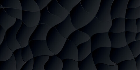 vector illustration of abstract background with dark lines and black geometric shapes