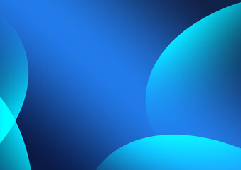 abstract blue background with circles