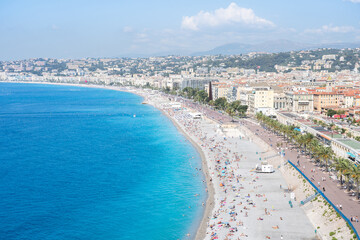 Panoramic view of Nice, France