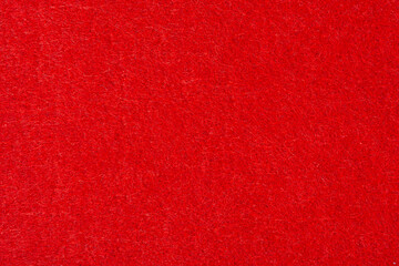 Red boiled wool or wool felt texture