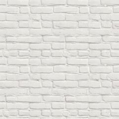 Seamless white brick wall texture, micro detail, chalk white