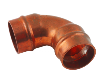 isolated solder ring elbow