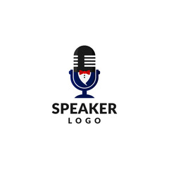 Logo for podcast speaker