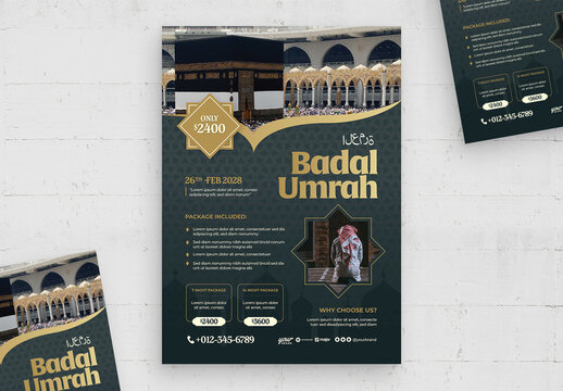 Muslim Umrah Flyer Template